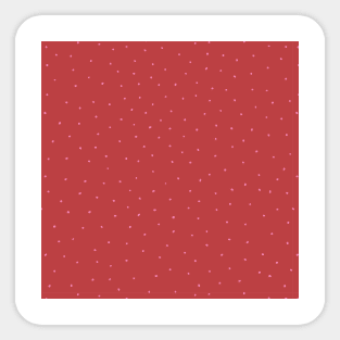 Pink Dots on Red Sticker